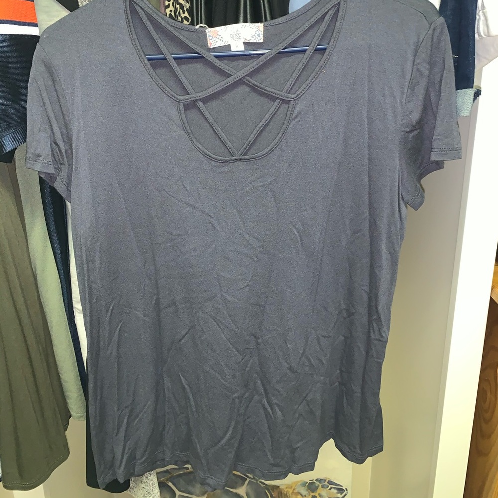 Cross cross blouse